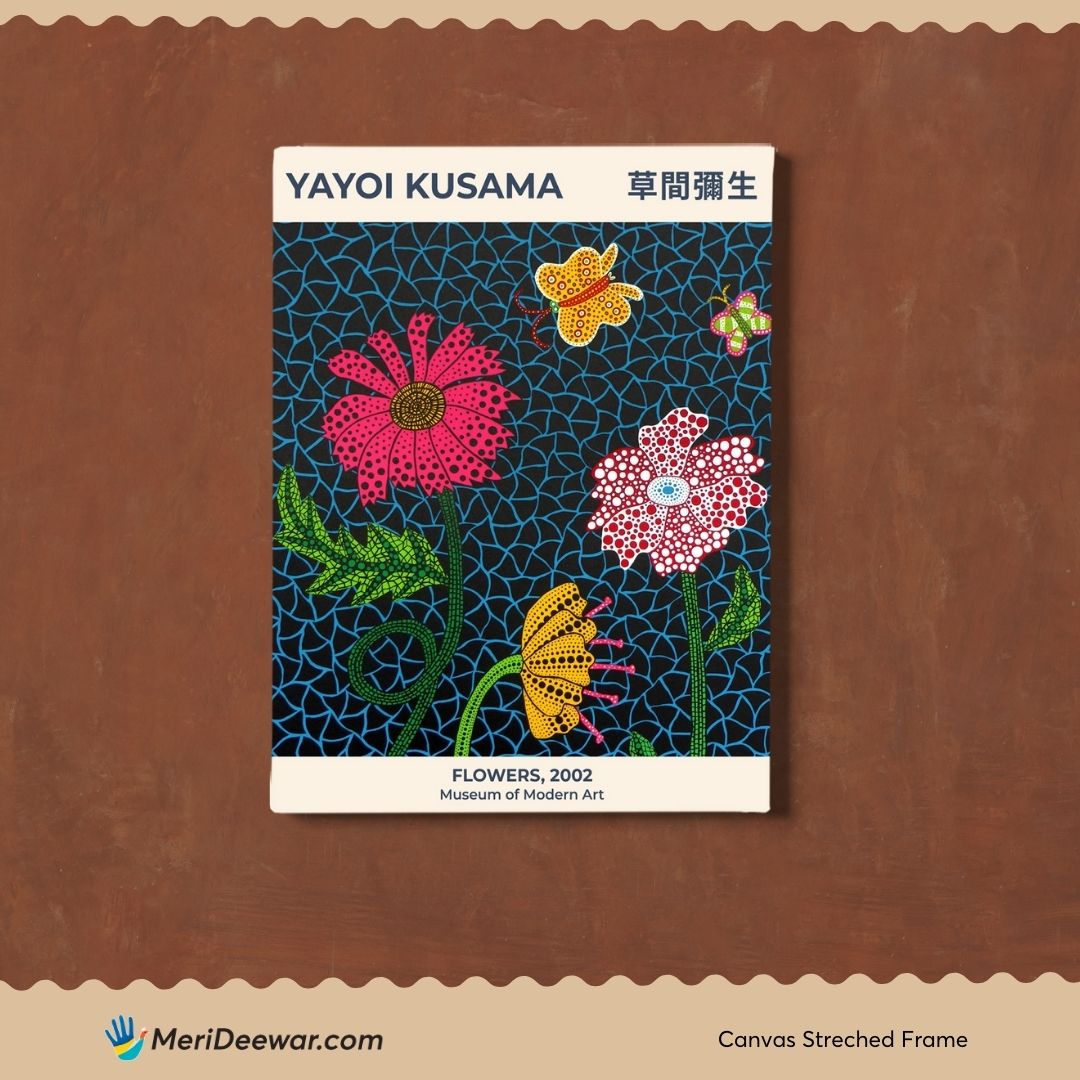 Flower painting by Yayoi Kusama