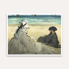 Beach Scenery Painting for Living Room | Édouard Manet On the Beach | Giclée Fine Art Print 5 : 4 Horizontal Premium Wall Art Canvas by MeriDeewar