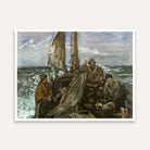 Sea & Fishermen Painting for Living Room | Édouard Manet Classic Wall Art | Giclée Print 5 : 4 Horizontal Premium Wall Art Canvas by MeriDeewar