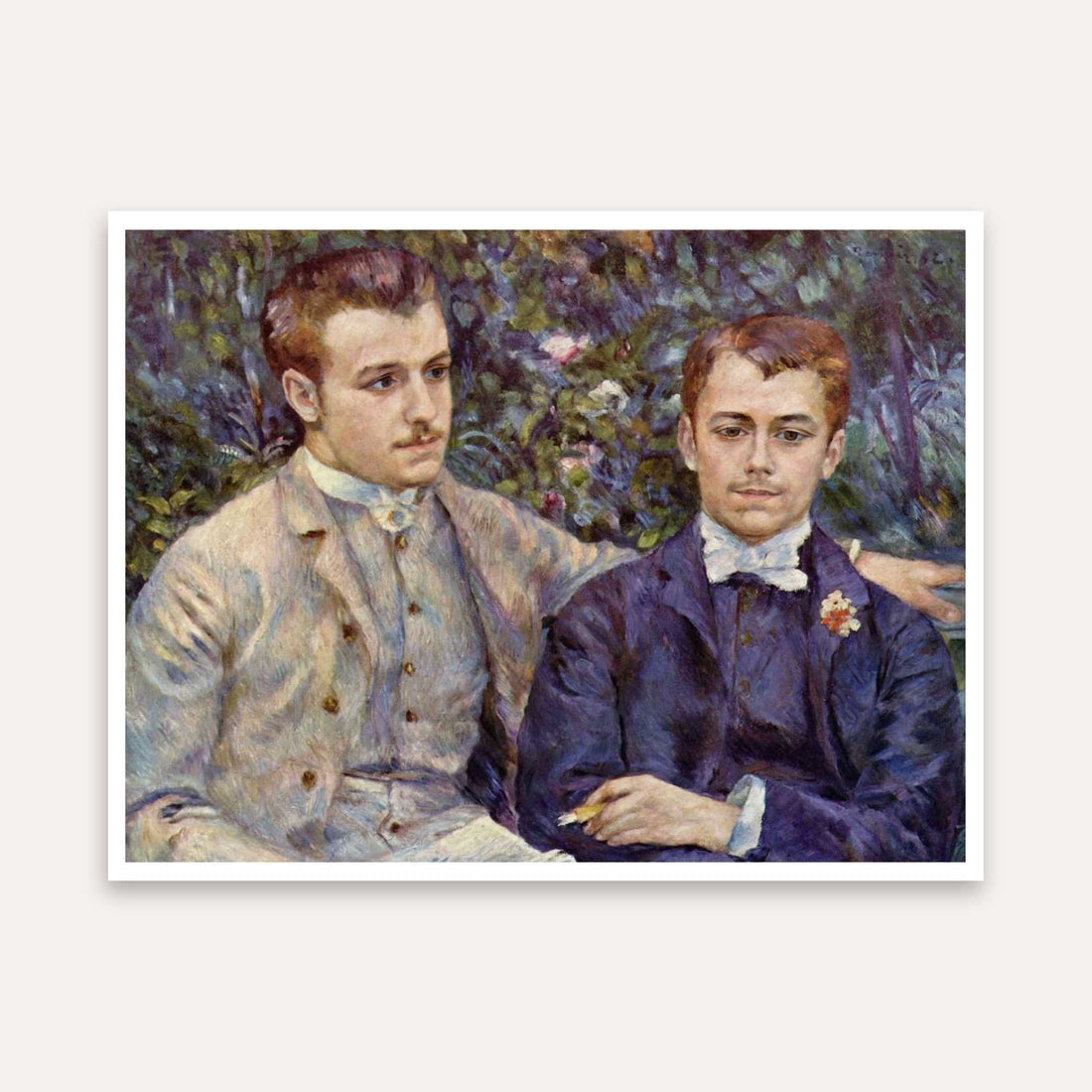Classic Portrait Painting for Living Room | Renoir Impressionist Wall Art | Giclée Print 5 : 4 Horizontal Premium Wall Art Canvas by MeriDeewar