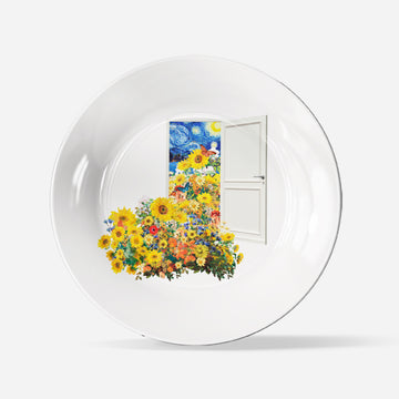 Door of Positivity Painting Wall Decor Plate