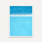 Blue Abstract Painting for Living Room | Calming Ocean Wall Art | Giclée Print 4 :5 Vertical Premium Wall Art Canvas by MeriDeewar
