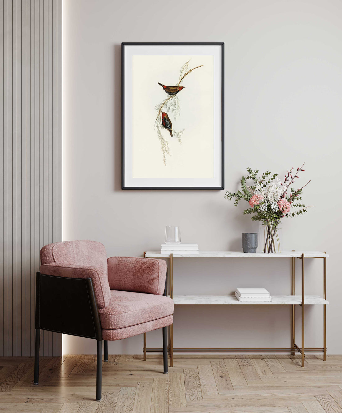 Serene Bird and Botanical Canvas Art: Add Natural Beauty