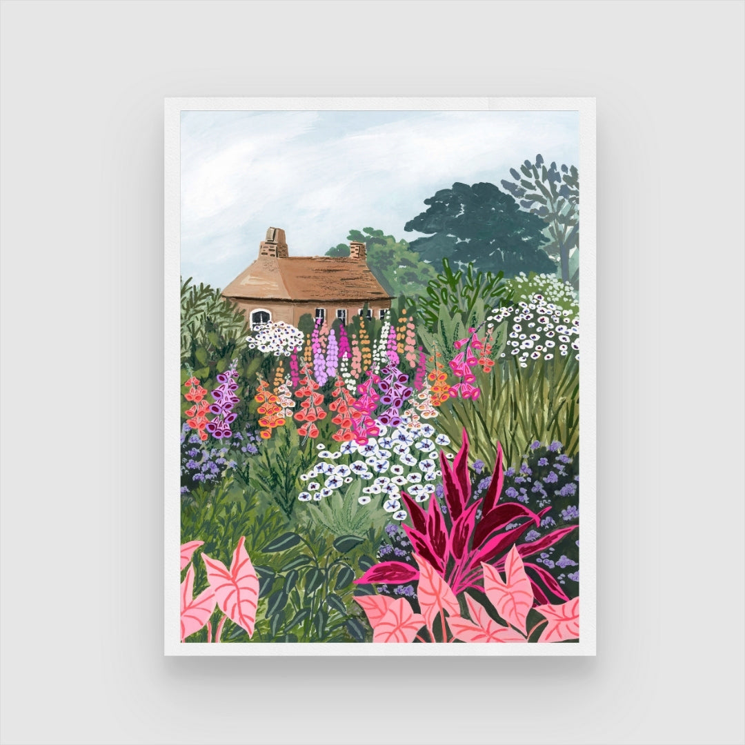 Lush Garden Art Print - Perfect Greenery for Living Spaces