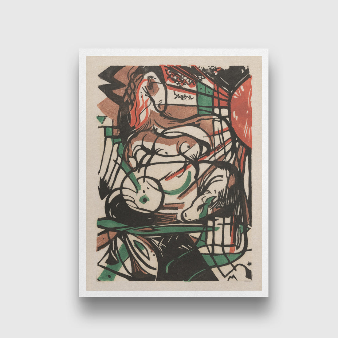 Abstract Artwork Painting 3 : 4 Vertical New Premium Wall Art Canvas by MeriDeewar