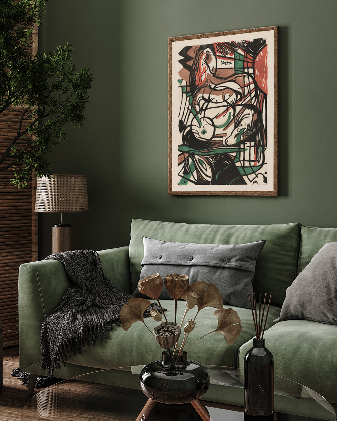 Abstract Artwork Painting 3 : 4 Vertical New Premium Wall Art Canvas by MeriDeewar