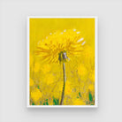Abstract Dandelion Flower Painting: Add Elegance to Your Walls 3 : 4 Vertical New Premium Wall Art Canvas by MeriDeewar