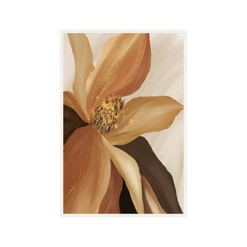 Abstract Modern Flower Art Canvas - Perfect Wall Décor by MeriDeewar 2 : 3 Vertical Premium Wall Art Canvas by MeriDeewar