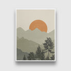 Abstract mountain painting 3 : 4 Vertical New Premium Wall Art Canvas by MeriDeewar