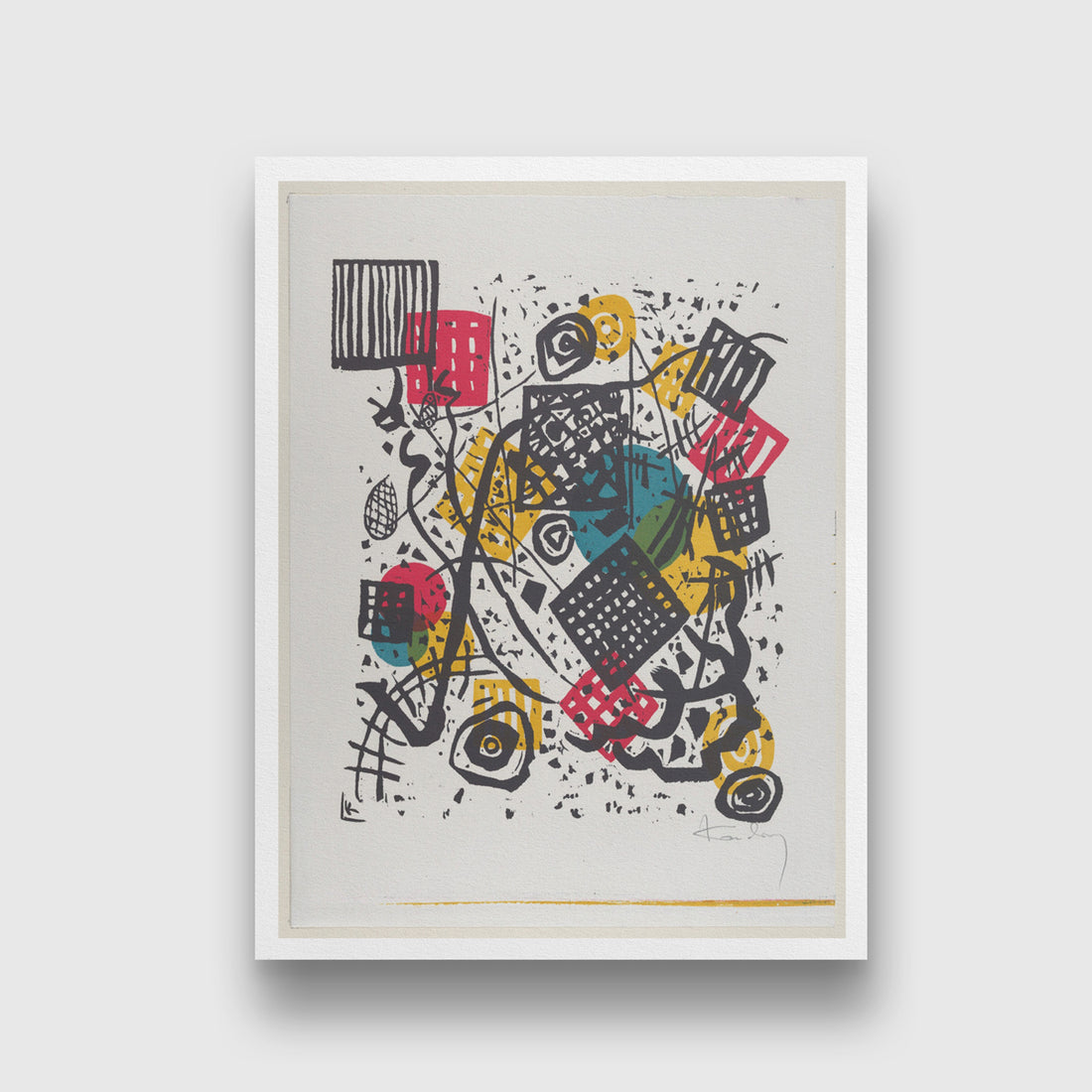 Abstract Painting 1 3 : 4 Vertical New Premium Wall Art Canvas by MeriDeewar