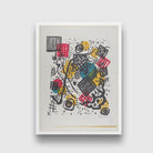 Abstract Painting 1 3 : 4 Vertical New Premium Wall Art Canvas by MeriDeewar