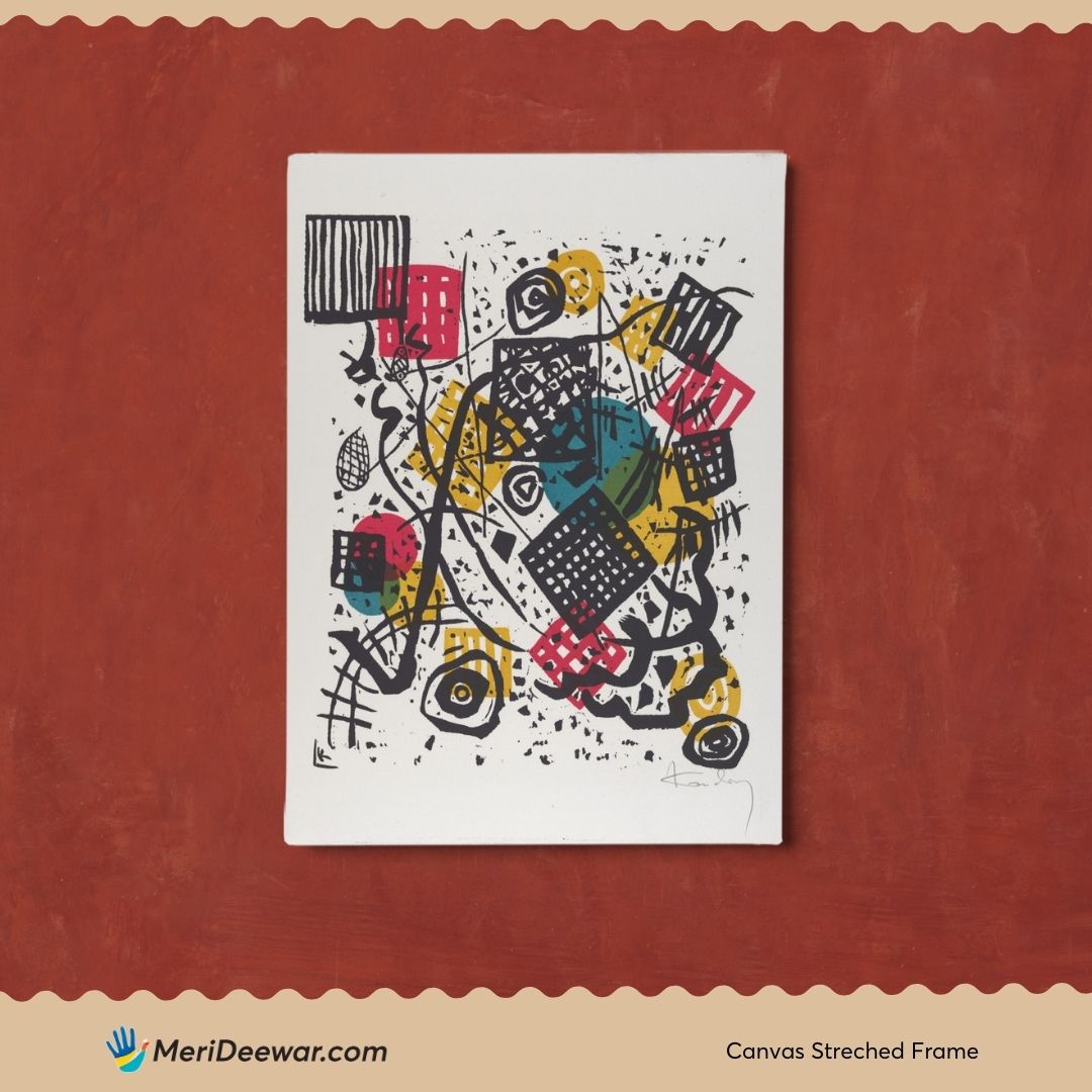 Abstract Painting 1 3 : 4 Vertical New Premium Wall Art Canvas by MeriDeewar