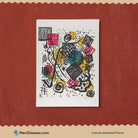 Abstract Painting 1 3 : 4 Vertical New Premium Wall Art Canvas by MeriDeewar