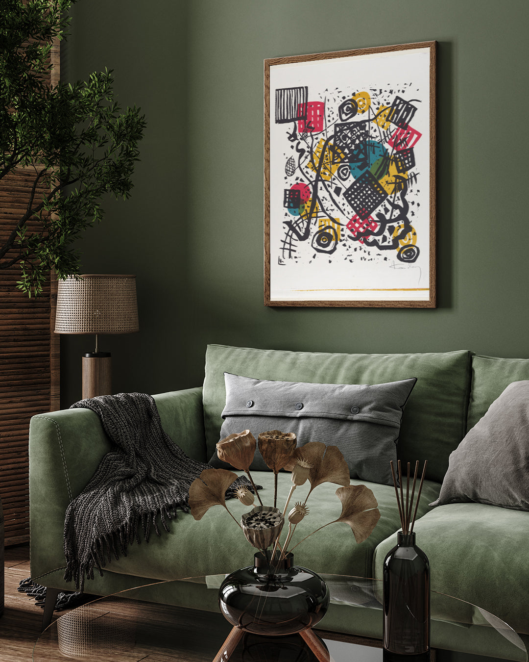 Abstract Painting 1 3 : 4 Vertical New Premium Wall Art Canvas by MeriDeewar