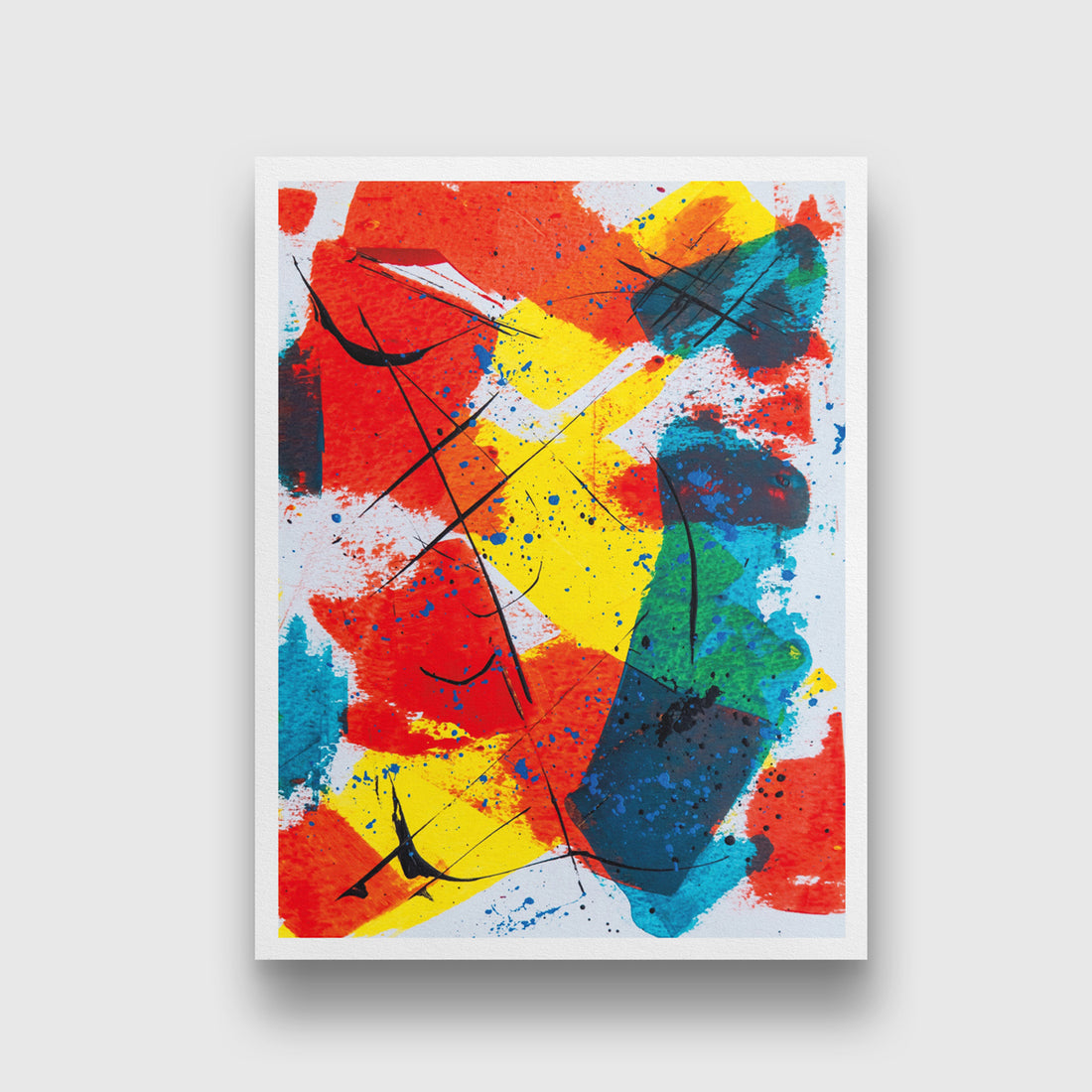 Abstract Painting 2 3 : 4 Vertical New Premium Wall Art Canvas by MeriDeewar