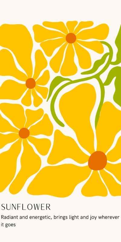 Abstract Flower Art