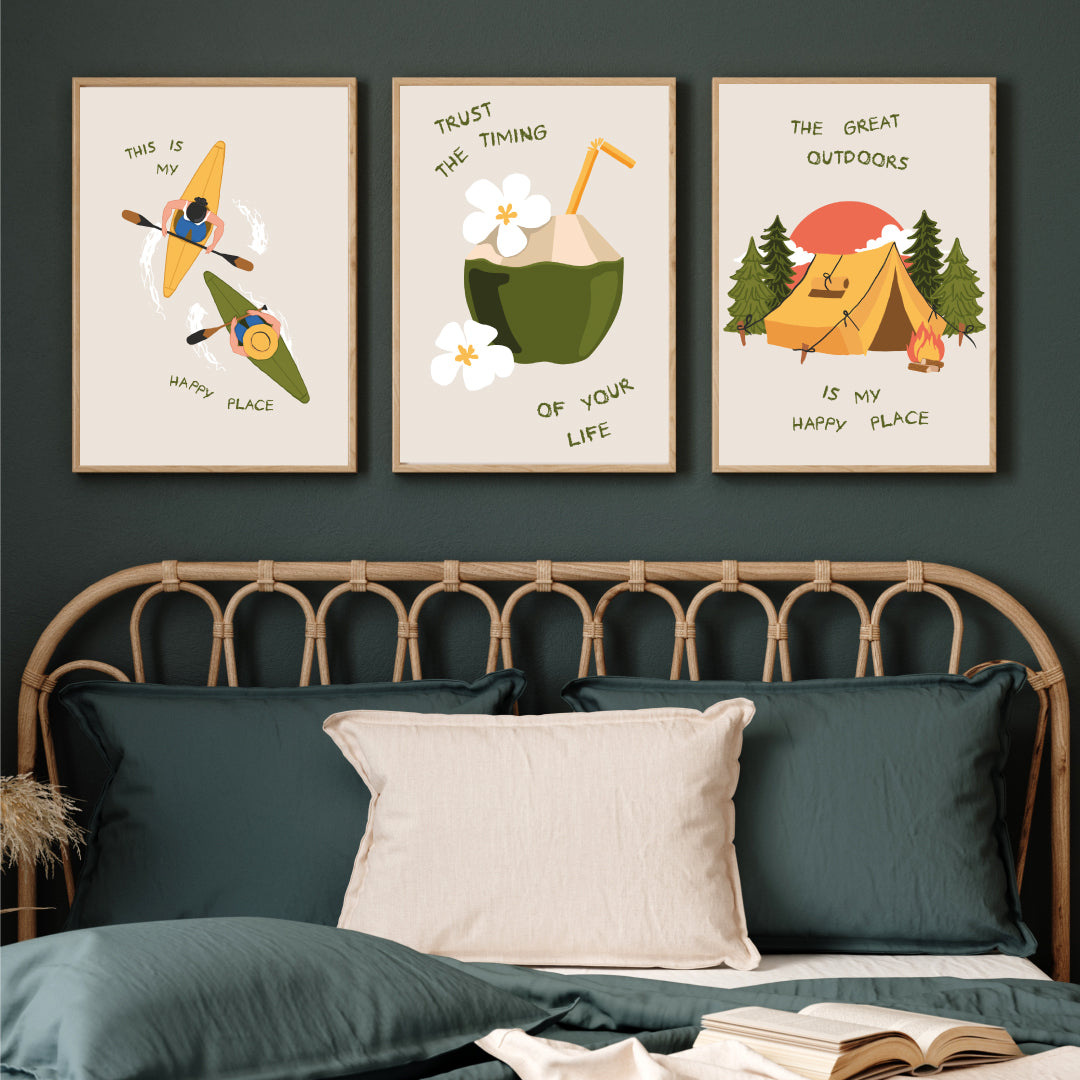 Adventurers Wall Art Walls Premium Wall Art Canvas by MeriDeewar