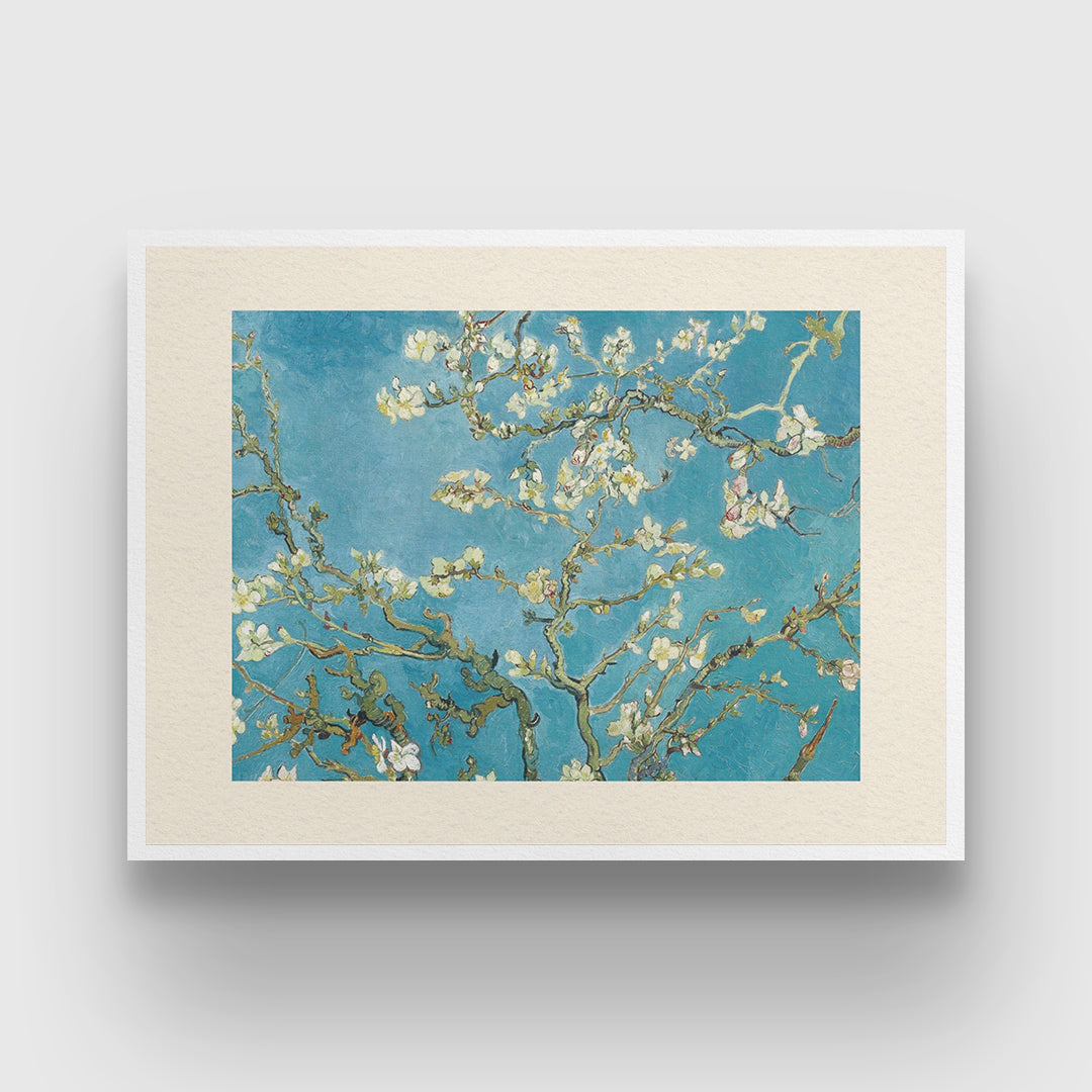 Almond Blossom Painting By Van Gogh 3 : 4 Horizontal New Premium Wall Art Canvas by MeriDeewar