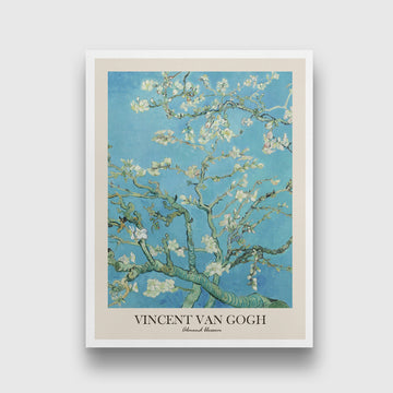 Almond Blossom  Painting by Vincent Van Gogh 3 : 4 Vertical New Premium Wall Art Canvas by MeriDeewar