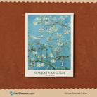 Almond Blossom  Painting by Vincent Van Gogh 3 : 4 Vertical New Premium Wall Art Canvas by MeriDeewar