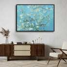 Almond Blossoms Van Gogh Floral Painting for Living Room | Giclée Fine Art Print 4 : 3 Horizontal Premium Wall Art Canvas by MeriDeewar