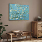 Almond Blossoms Van Gogh Floral Painting for Living Room | Giclée Fine Art Print 4 : 3 Horizontal Premium Wall Art Canvas by MeriDeewar