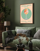 Aperol Spritz Artwork 3 : 4 Vertical New Premium Wall Art Canvas by MeriDeewar
