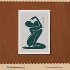 Art of Body by Henri Matisse 3 : 4 Vertical New Premium Wall Art Canvas by MeriDeewar