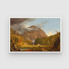 Artistic View of the White Mountains Notch - Landscape Painting 2 : 3 Horizontal Premium Wall Art Canvas by MeriDeewar