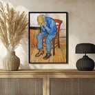 At Eternity's Gate by Van Gogh | Emotional Portrait Wall Painting for Living Room | Giclée Print 3 : 4 Vertical Premium Wall Art Canvas by MeriDeewar