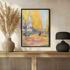 Autumn Scenery Painting for Living Room – Van Gogh Les Alyscamps | Giclée Fine Art Print 3 : 4 Vertical Premium Wall Art Canvas by MeriDeewar