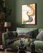 Bauhaus Fantasy Artwork 3 : 4 Vertical New Premium Wall Art Canvas by MeriDeewar