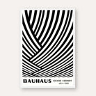 Bauhaus "Weimar Germany July-1923" Intersecting Abstract Lines Poster | Vertical White Framed Wall Art 2 : 3 Vertical Premium Wall Art Canvas by MeriDeewar