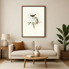 Beautiful Bird Painting: Vibrant Wall Art for Your Home 2 : 3 Vertical Premium Wall Art Canvas by MeriDeewar