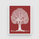 Beautiful Warli Painting of Indian Rural Life & Nature 3 : 4 Vertical New Premium Wall Art Canvas by MeriDeewar