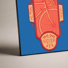 "Bikes Bring You Places" Vintage Cycling Poster | Vertical Borderless Art Frame Poster Premium Wall Art Canvas by MeriDeewar