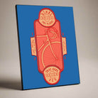 "Bikes Bring You Places" Vintage Cycling Poster | Vertical Borderless Art Frame Poster Premium Wall Art Canvas by MeriDeewar