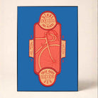 "Bikes Bring You Places" Vintage Cycling Poster | Vertical Borderless Art Frame Poster Premium Wall Art Canvas by MeriDeewar