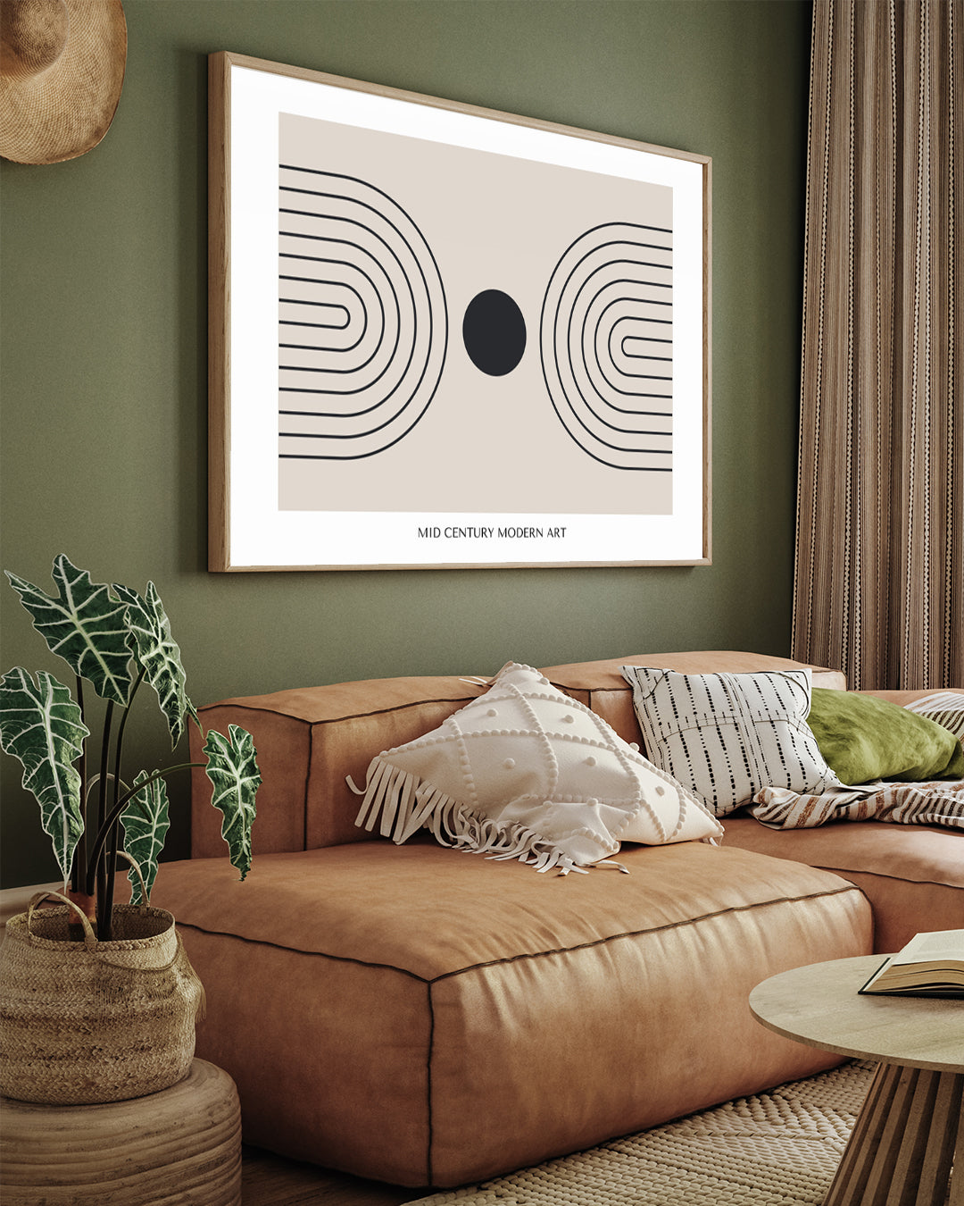 Boho Geometry 3 : 4 Horizontal New Premium Wall Art Canvas by MeriDeewar
