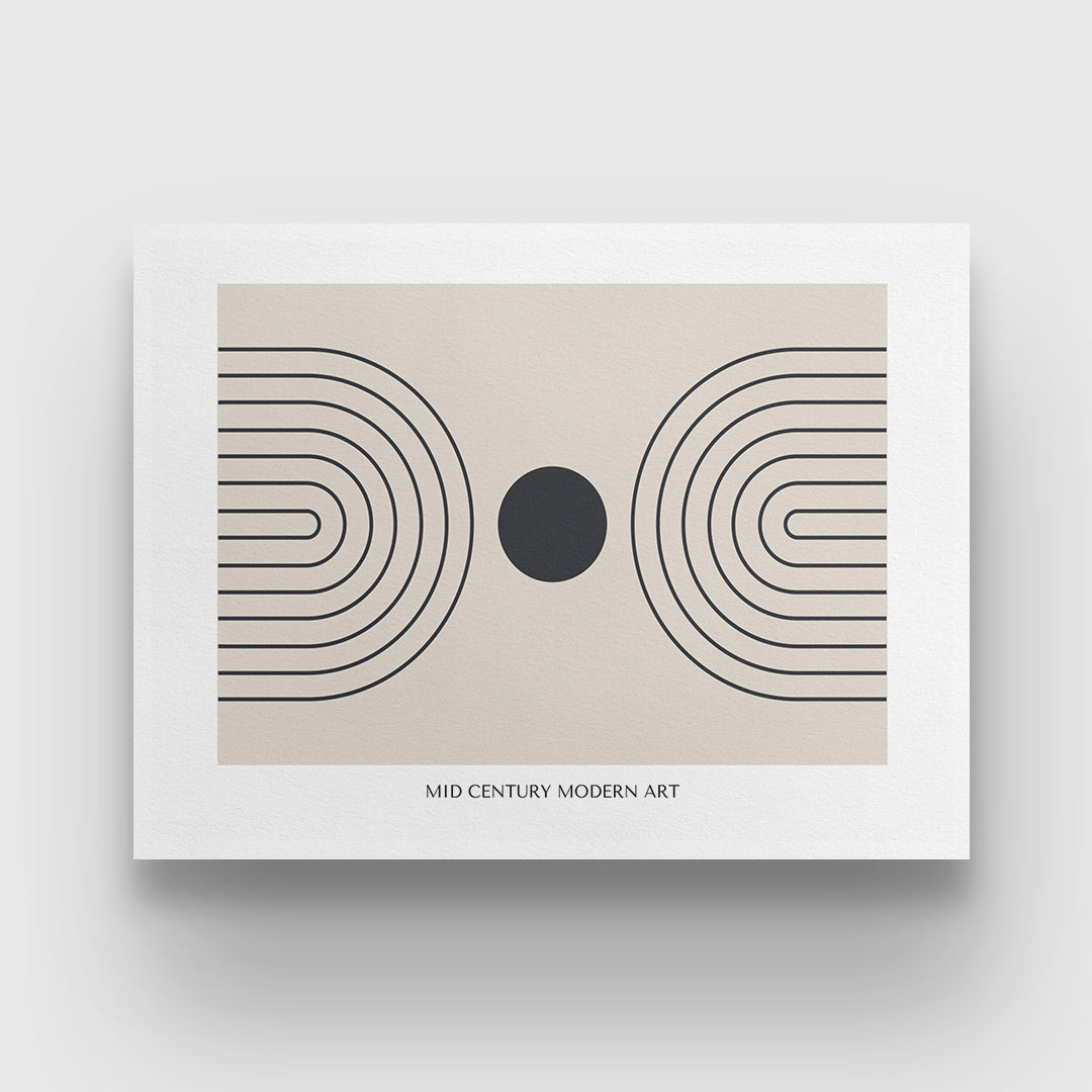 Boho Geometry 3 : 4 Horizontal New Premium Wall Art Canvas by MeriDeewar