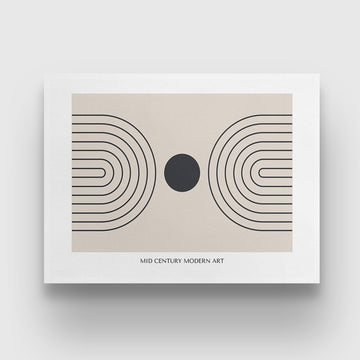 Boho Geometry 3 : 4 Horizontal New Premium Wall Art Canvas by MeriDeewar