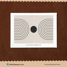 Boho Geometry 3 : 4 Horizontal New Premium Wall Art Canvas by MeriDeewar