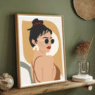 Bold Glamour – Modern Fashion Woman Wall Art Print 2 : 3 Vertical Premium Wall Art Canvas by MeriDeewar