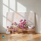 Bougainvillea Spill | Floral Still Life Wall Art 3 : 2 Horizontal Premium Wall Art Canvas by MeriDeewar