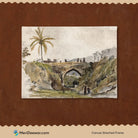 Bridge at Caracas by Camille Pissarro 3 : 4 Horizontal New Premium Wall Art Canvas by MeriDeewar