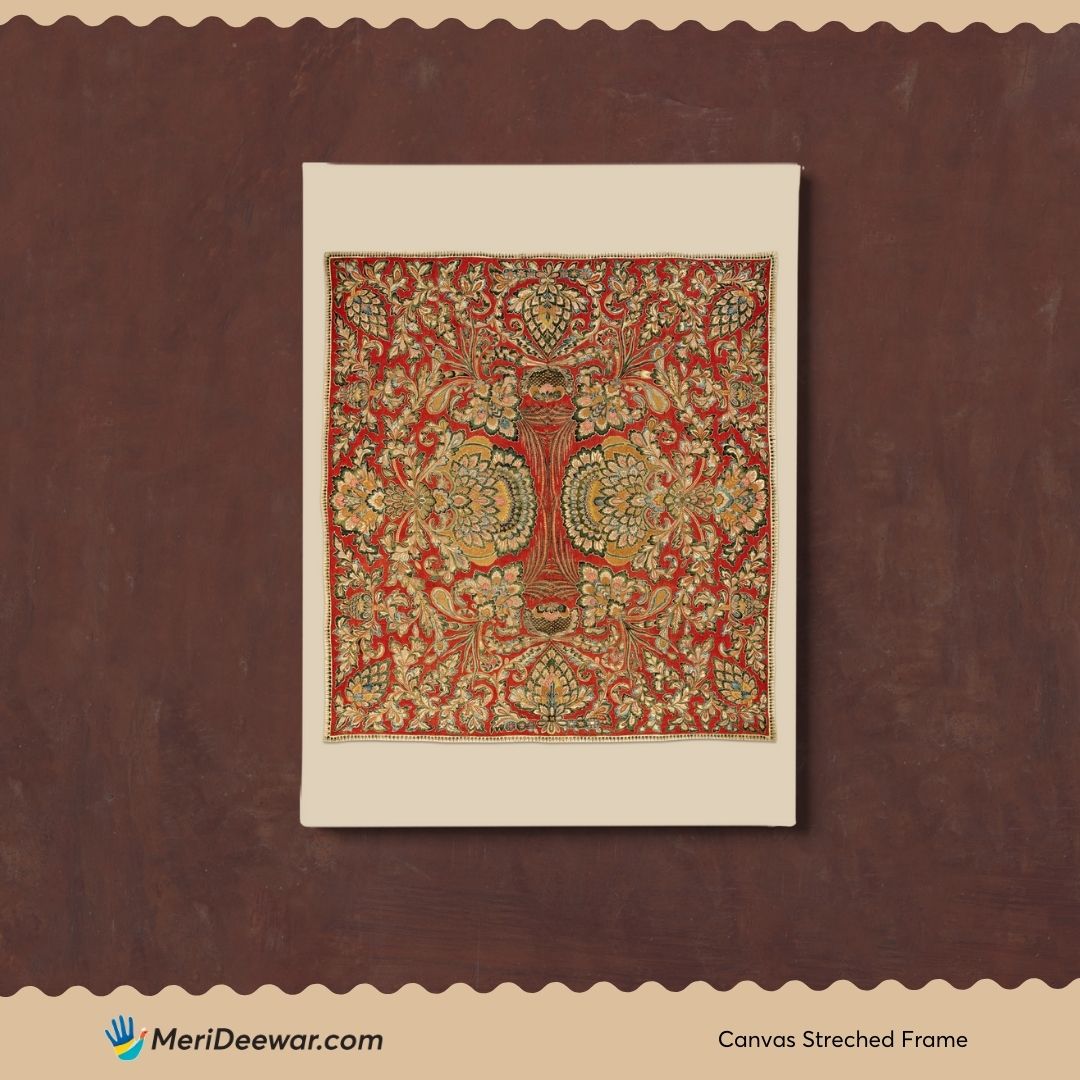 British Tapestry 3 : 4 Vertical New Premium Wall Art Canvas by MeriDeewar