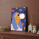 Bubblegum Pop – Playful Woman Portrait Wall Art Print 2 : 3 Vertical Premium Wall Art Canvas by MeriDeewar