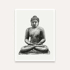 Buddha Meditation Painting for Home | Spiritual Wall Art for Living Room | MeriDeewar 5 : 6 Vertical Premium Wall Art Canvas by MeriDeewar