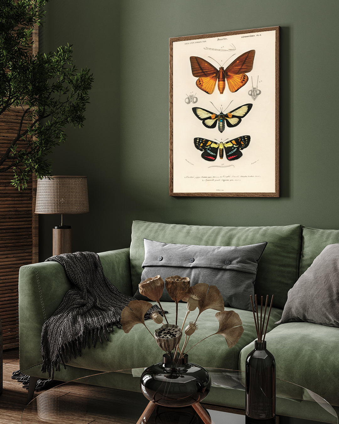 Butterflies Artwork 2 3 : 4 Vertical New Premium Wall Art Canvas by MeriDeewar