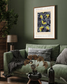 Butterfly pochoir pattern by  E. A. Séguy's 3 : 4 Vertical New Premium Wall Art Canvas by MeriDeewar